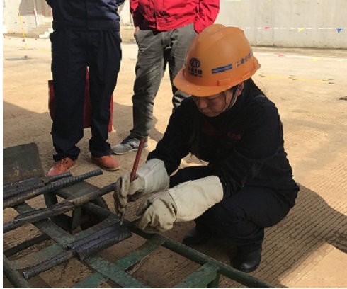 公司女職工在集團(tuán)2017年焊工技能競賽中喜獲佳績