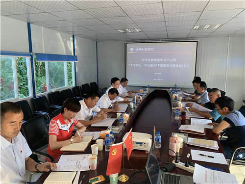 “不忘初心、牢記使命”主題教育—公司領(lǐng)導(dǎo)班子召開調(diào)研成果交流會