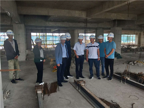 陳定華調(diào)研楚雄本寬大廈建設(shè)項目