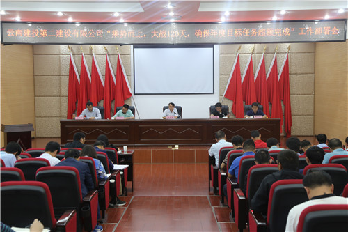 【大戰(zhàn)120天】公司召開“乘勢而上，大戰(zhàn)120天，確保年度目標超額完成”工作部署會