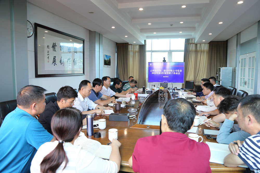 【公司要聞】公司黨委召開2021年第1次領(lǐng)導(dǎo)班子務(wù)虛會(huì)