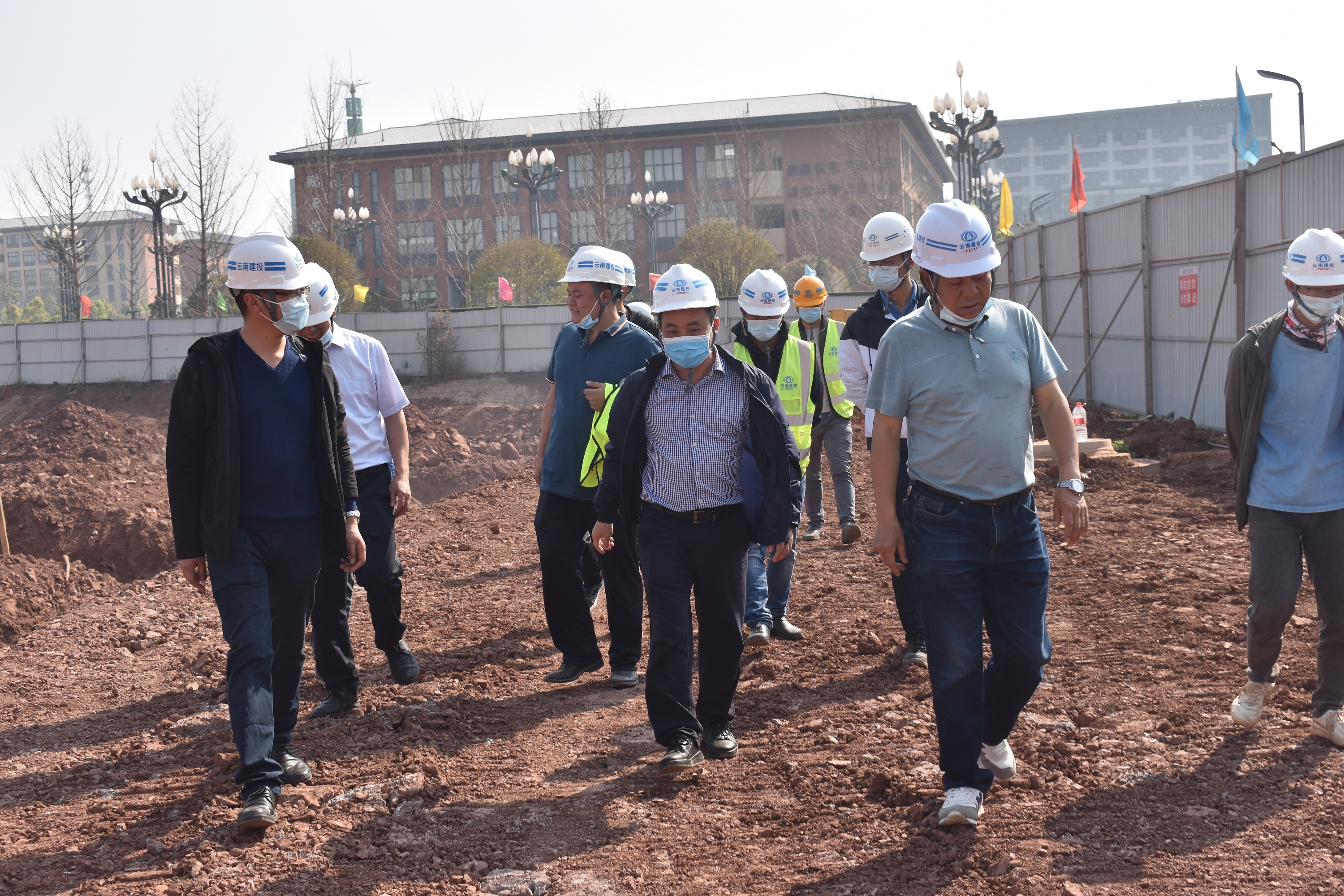 【我為群眾辦實事】公司領(lǐng)導到云南財經(jīng)大學安寧校區(qū)“新四棟”項目檢查指導工作